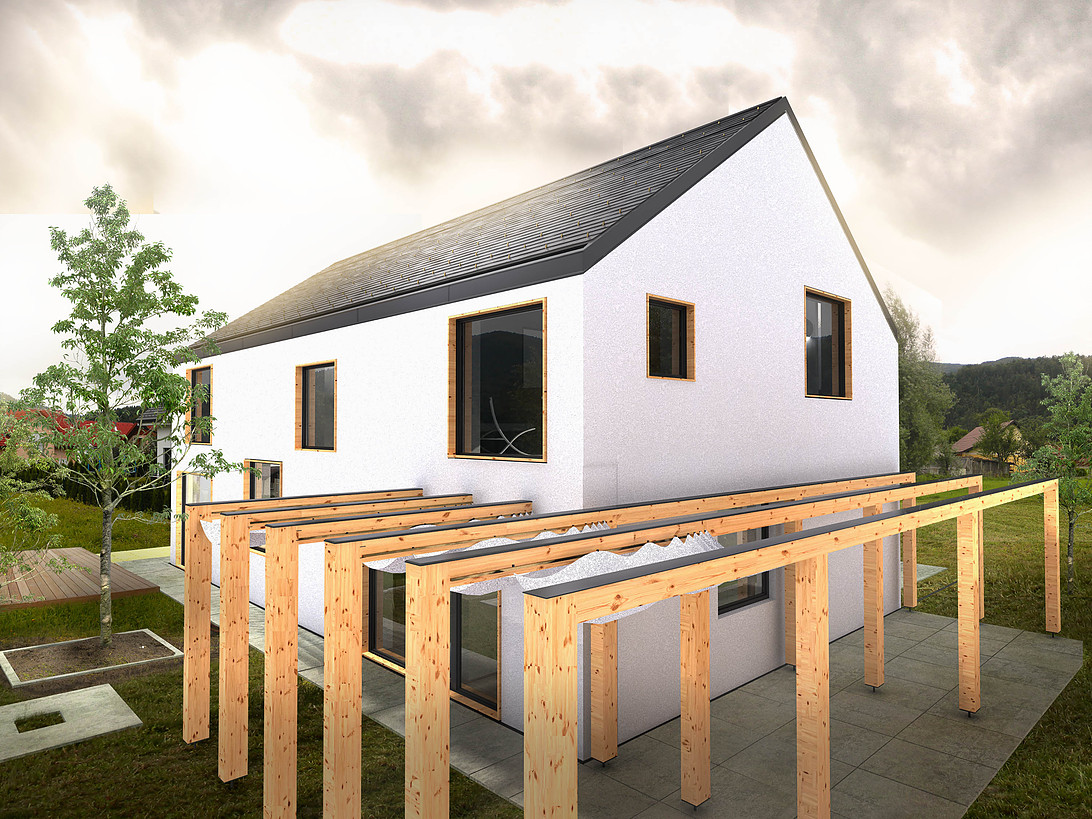 Novogradnja, moderna stanovansjka hisa Celje